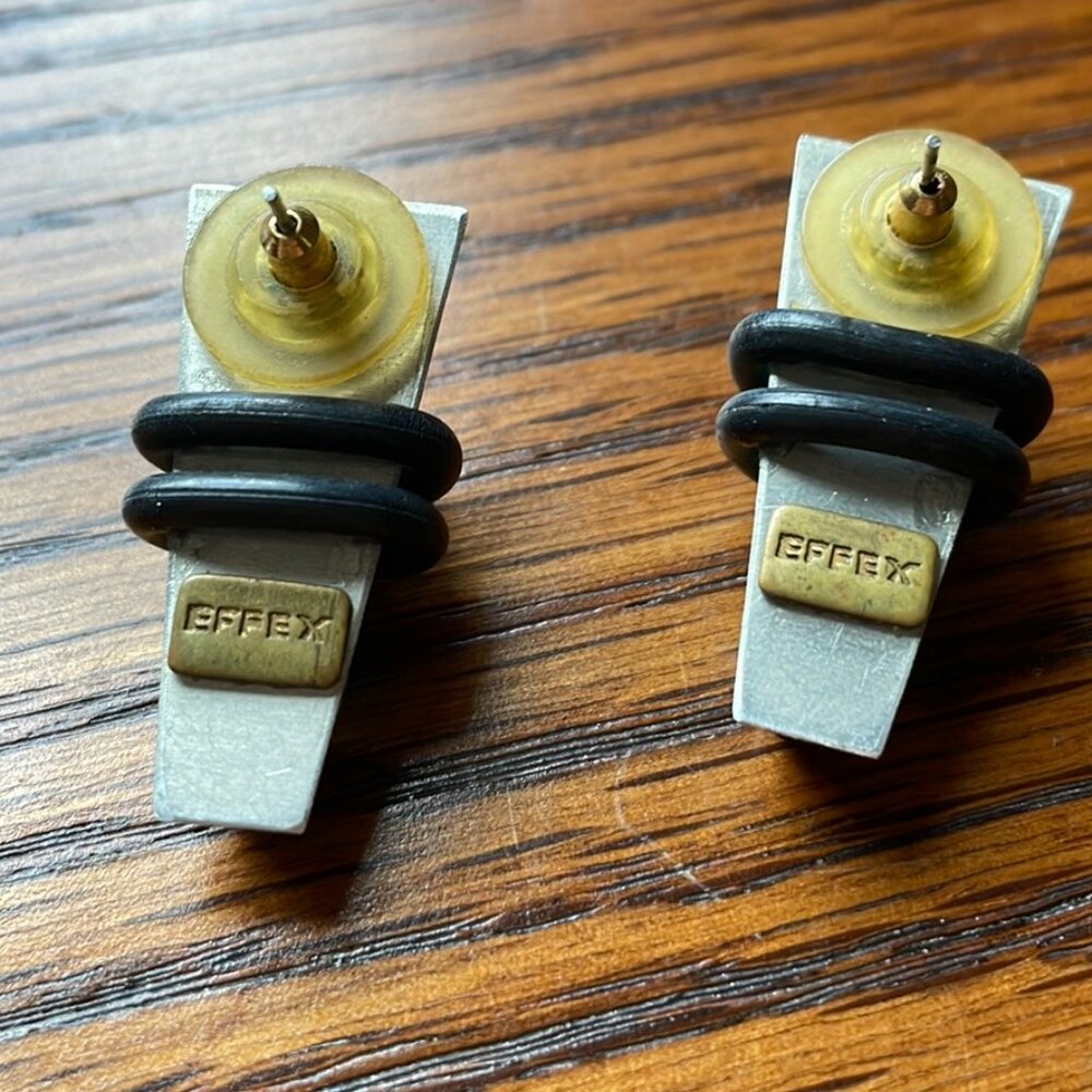 Unique Plexiglass Post Earrings, Hand-Crafted - image 2